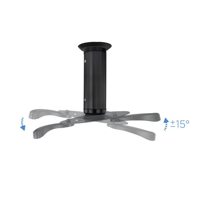 Tooq PJ1010TN-B Soporte de Techo Giratorio Negro